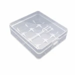 Caixa Suport Portapiles 4× 18650 Plàstic Transparent Emmagatzematge Protecció