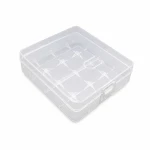 Caixa Suport Portapiles 4× 18650 Plàstic Transparent Emmagatzematge Protecció