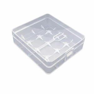 Caixa Suport Portapiles 4× 18650 Plàstic Transparent Emmagatzematge Protecció