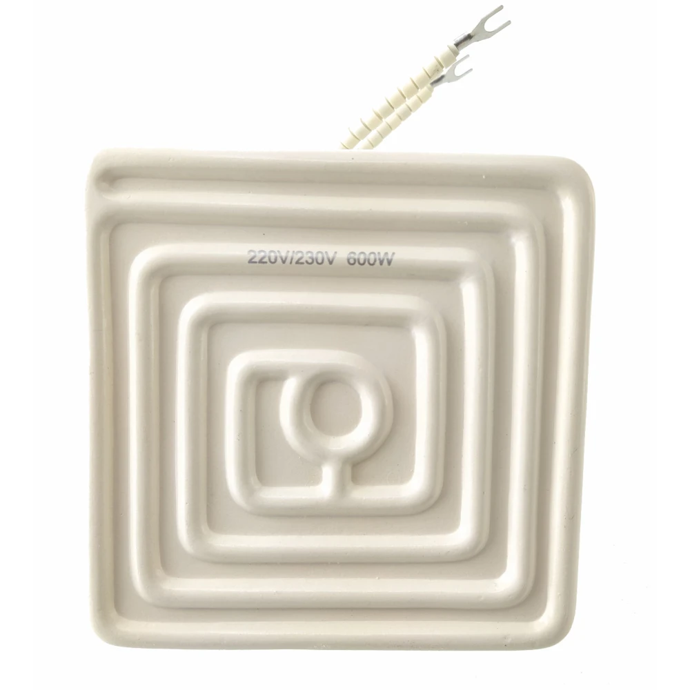 Calefactor IR ceràmic 12x12cm 600W blanc per a estacions de soldadura Mlink
