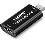 Capturadora de vídeo HDMI USB 1080P per a streaming, jocs i videoconferències