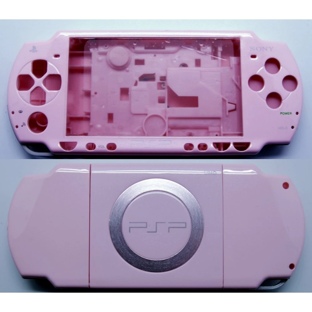 Carcassa completa PSP 2000 rosa amb botons per a PSP Slim