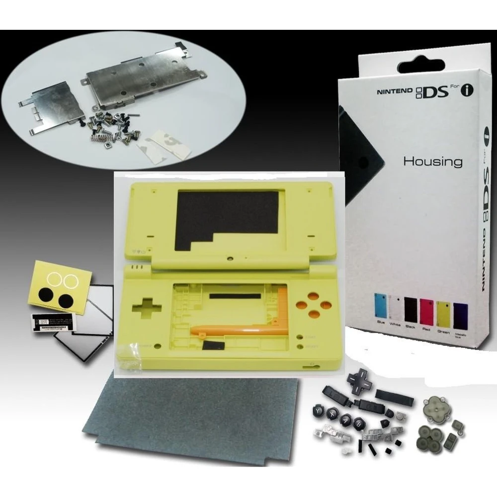Carcassa per a Nintendo DSi en color verd amb botons i cargols inclosos