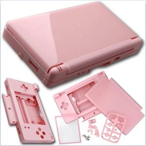 Carcassa recanvi Nintendo DS Lite rosa per a substitució completa i personalització