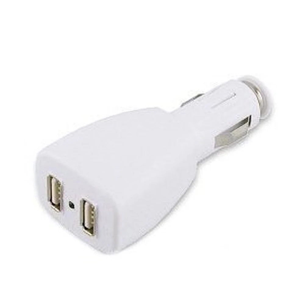 Carregador de cotxe USB 2 ports negre per a càrrega eficient
