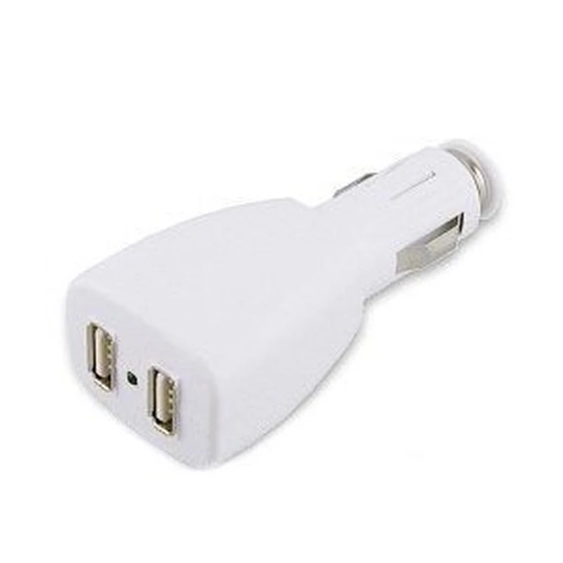 Carregador de cotxe USB 2 ports negre per a càrrega eficient