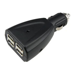 Carregador cotxe USB 4 ports per a càrrega múltiple ràpida i eficient