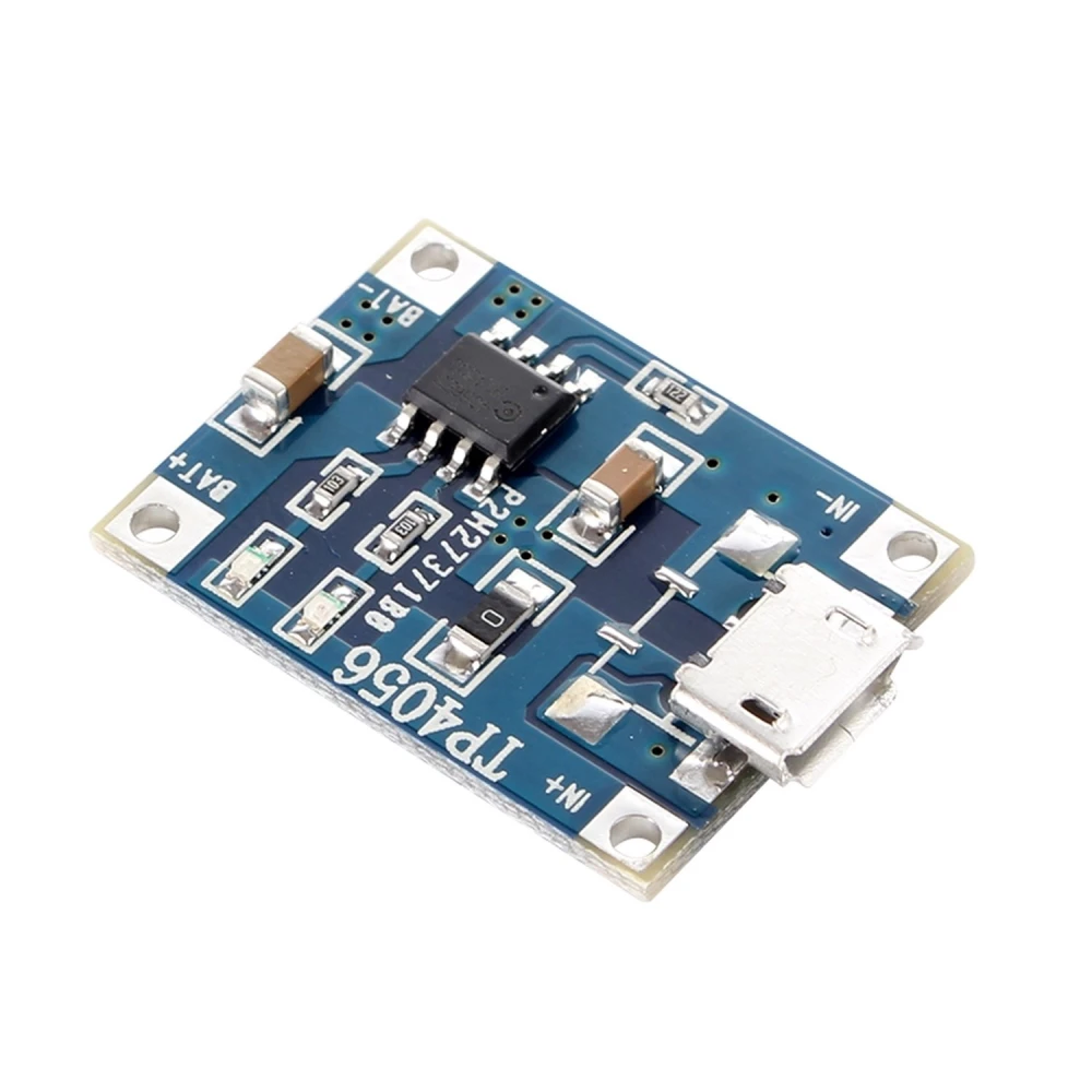 Carregador micro USB per a bateries de liti TP4056 5V 1A per a projectes Arduino