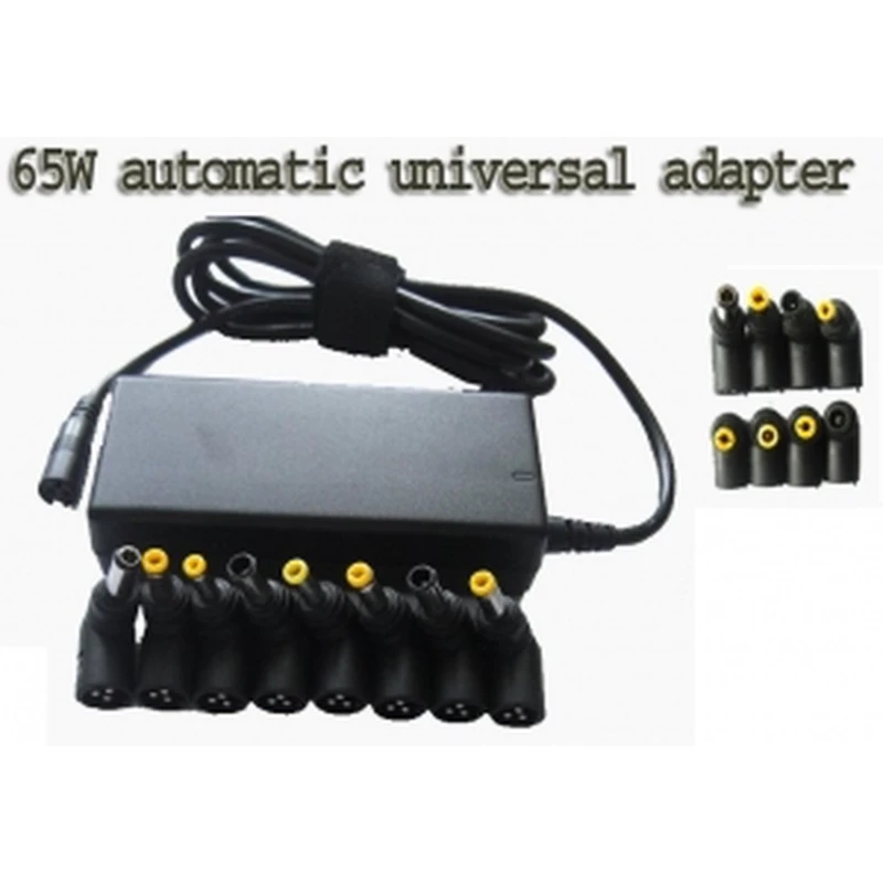 Carregador universal per a portàtils 65W compatible amb diverses marques