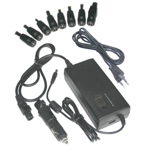 Cargador universal portátil 90w para casa y coche compatible con portátiles