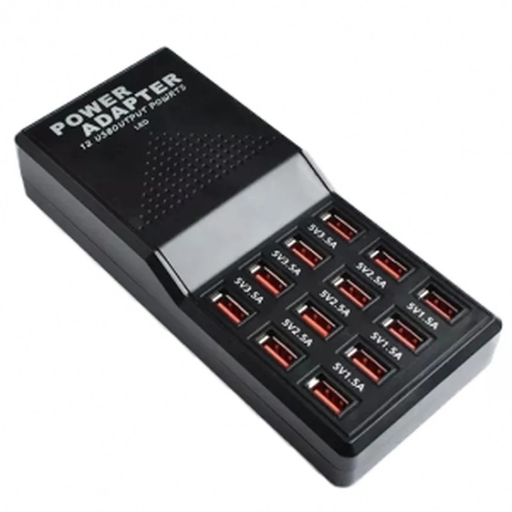 Carregador USB 12 ports 5V 30A - Estació de càrrega ràpida per a smartphones i tablets