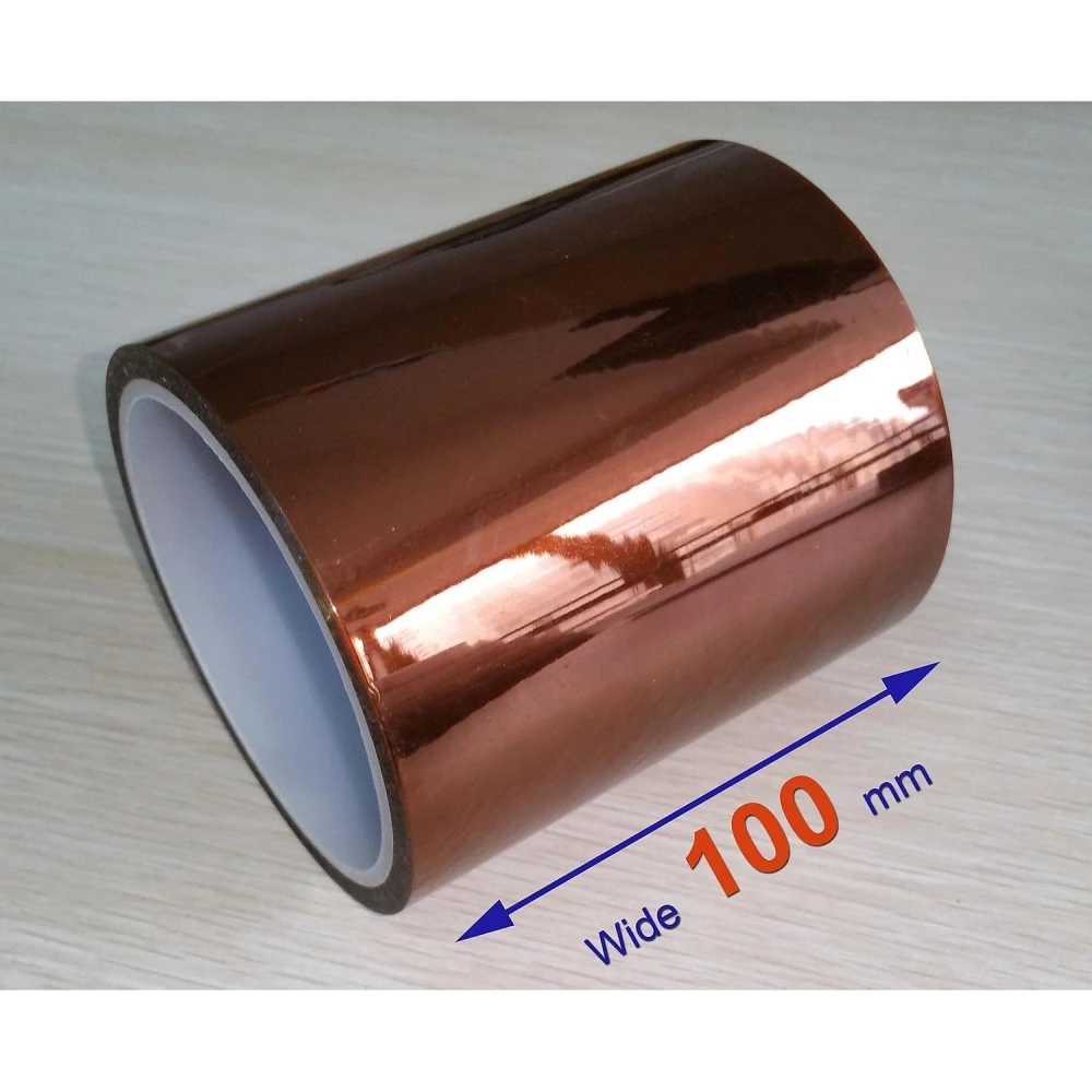 Cinta adhesiva Kapton 100mm resistent a la calor per a soldadura i reparació