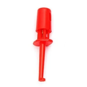 Clip de connexió de cable per a sonda de prova 4cm vermell amb ganxos simples