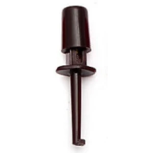 Clip de connexió per a sonda de prova 4cm negre amb ganxo simple satkit