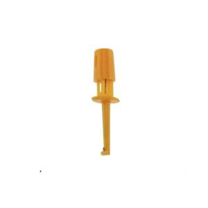 Clip de connexió per a sonda de prova taronja amb ganxos simples de 4cm