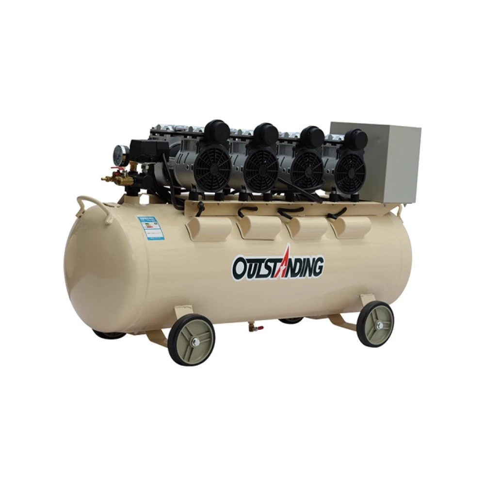 Compresor d'aire silenciós sense oli 120L Outstanding OTS550W x 4-120L