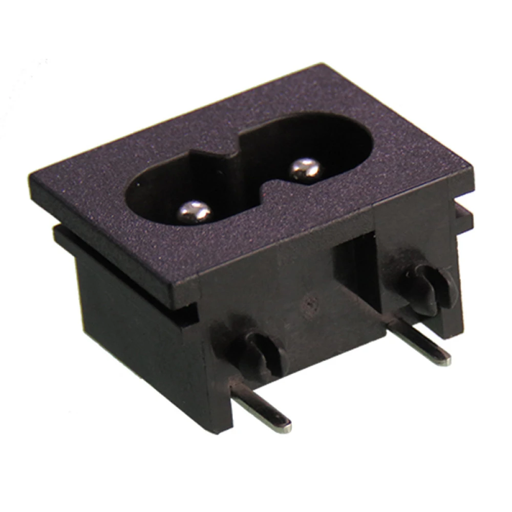 Connector d'alimentació placa PCB 2 pins mascle d'alta qualitat i resistència