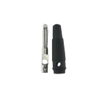 Connector banana 4mm negre BP4526 de Satkit per a cables de mesura