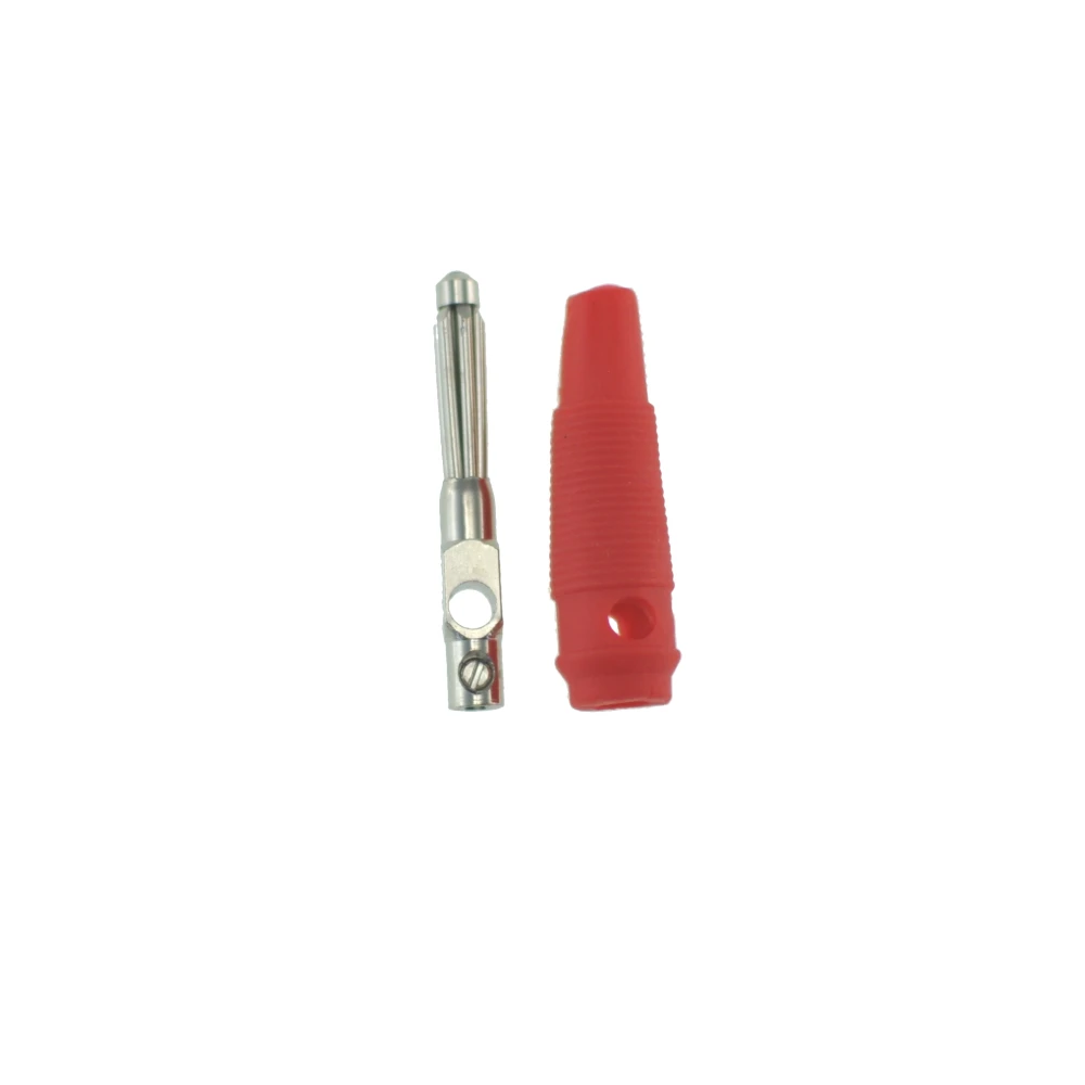 Connector banana 4mm vermell BP4526 per a cables de mesura Satkit