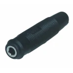 Connector banana femella 4mm negre BS4506 per a instruments de mesura
