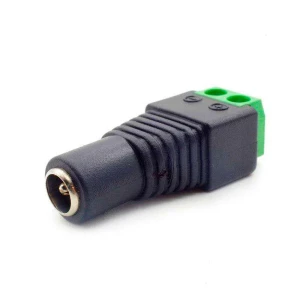 Connector born femella per a tira led 12v DC d’alimentació