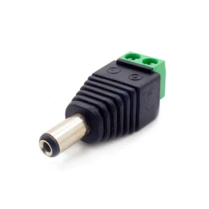 Connector borne mascle per a tira led 12v DC d'alta qualitat i fàcil connexió