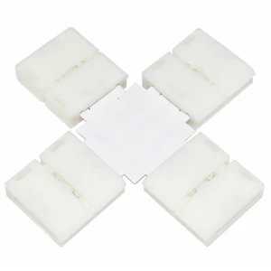 Connector de clip LED Forma-X 10mm 4Pin 5050 RGB per a tira LED