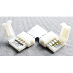 Connector LED en L 4 Pin 10mm 5050 RGB per a Tires LED YourLed