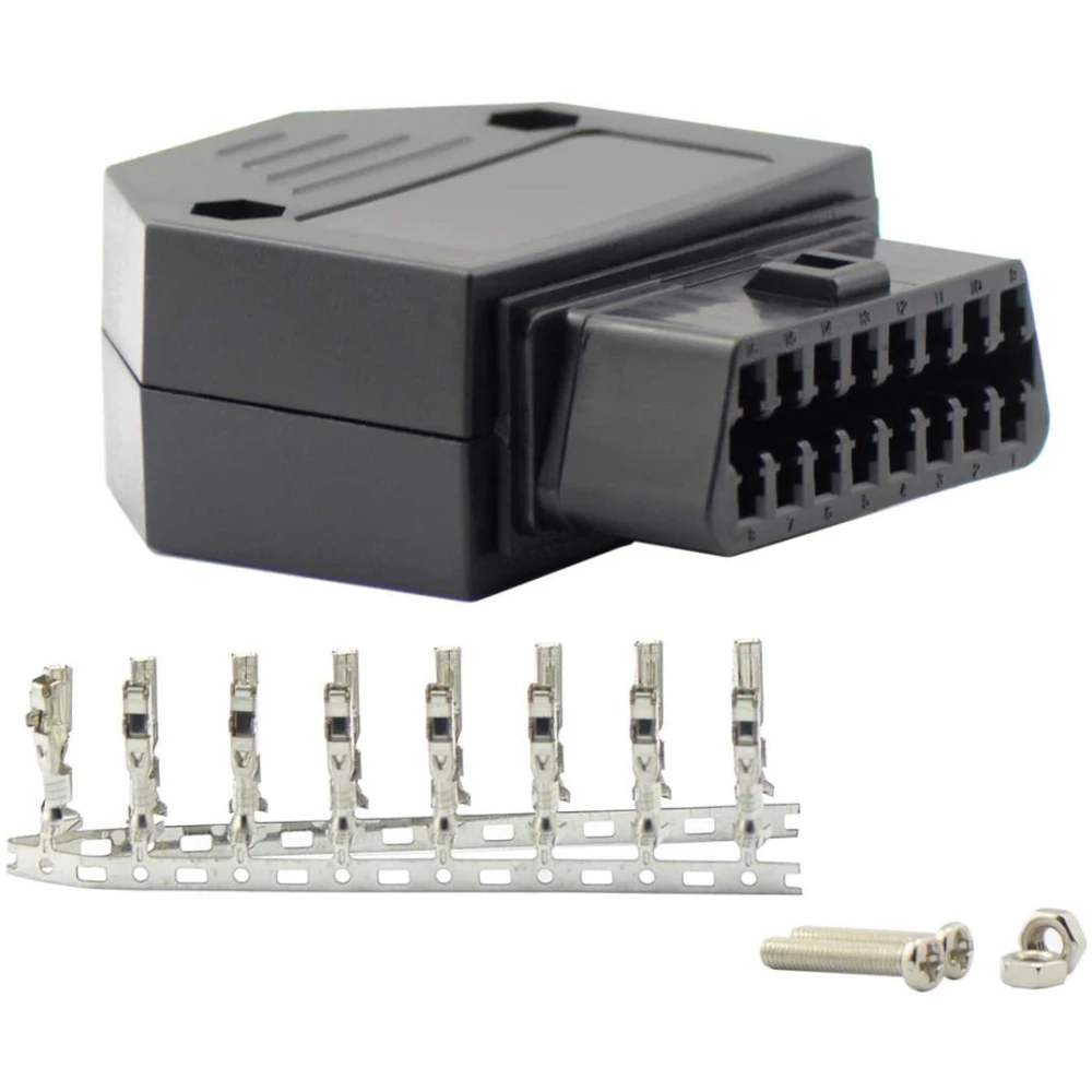 Connector OBD2 femella universal per a diagnosi i reparació de vehicles