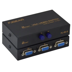 Commutador VGA 2 entrades 1 sortida - Switch VGA per a monitor PC sense pèrdua de qualitat