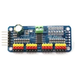 Controlador de servos 16 canals PCA9685 de 12 bits PWM I2C compatible amb Arduino
