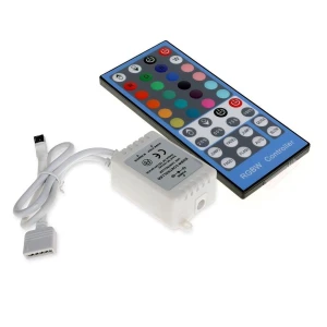 YourLed Controlador tira LED RGBW 12V-24V amb dimmer i comandament IR de 40 botons