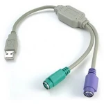 Conversor USB a PS/2 per a teclat i ratolí - Adaptador satkit
