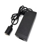 Dispositivo convertidor de corriente 220v a 12v con enchufe para coche