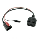 Convertidor Fiat Alfa Lancia 3 Pin a 16 Pin OBDII per a diagnosi automotriu
