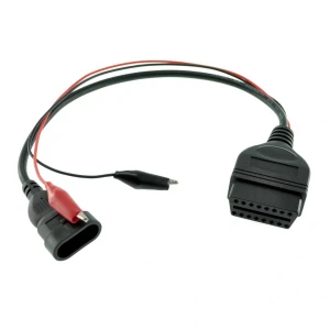 Convertidor Fiat Alfa Lancia 3 Pin a 16 Pin OBDII per a diagnosi automotriu