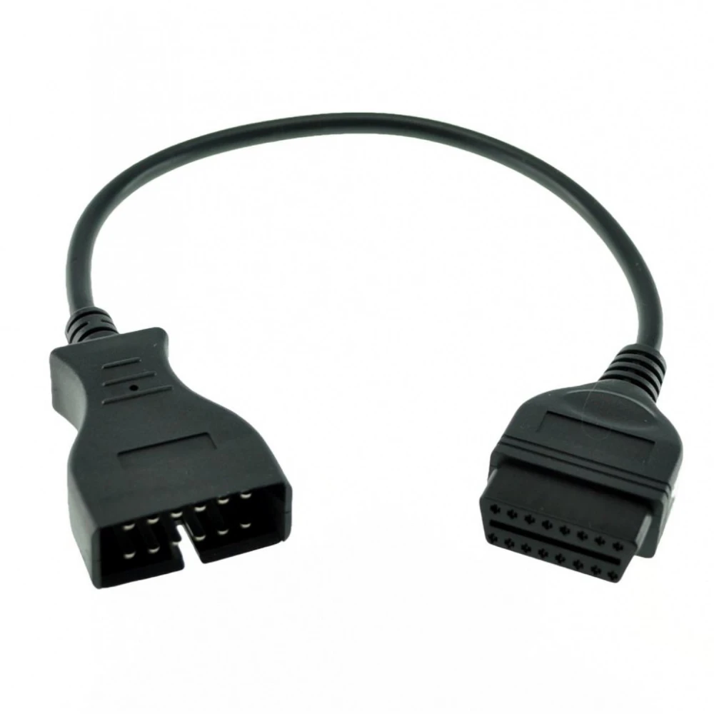 Convertidor GM 12 pins a 16 pins OBDII per a diagnòstic de vehicles GM
