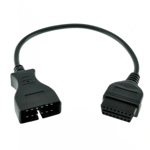Convertidor GM 12 pins a 16 pins OBDII per a diagnòstic de vehicles GM