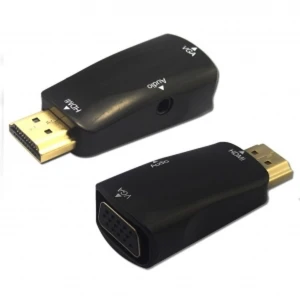 satkit Convertidor HDMI a VGA amb àudio per a vídeo i so d’alta qualitat