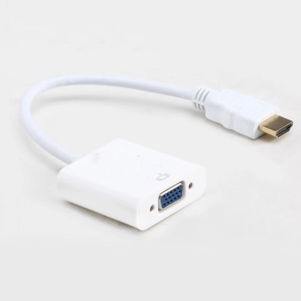 Convertidor HDMI a VGA per a vídeo Full HD sense alimentació externa
