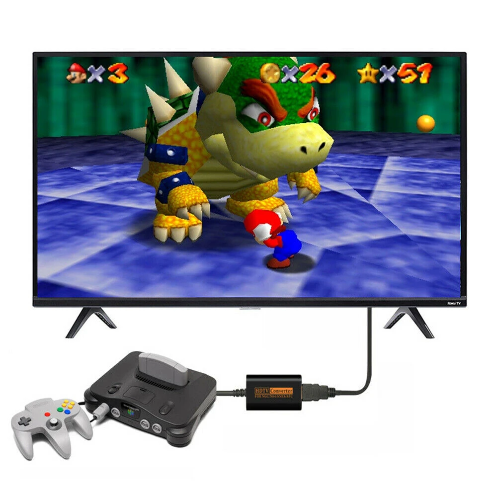 Convertidor HDMI per a Nintendo N64 - Adaptador per a SNES, SFC i NGC