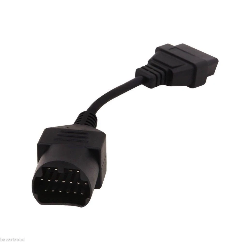 Convertidor Mazda 17 pin a OBDII 16 pin per a diagnòstic automotriu