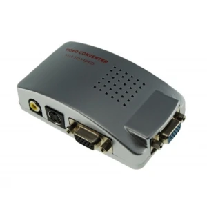 satkit Convertidor de senyal VGA a RCA Video i S-Video per a TV i monitor