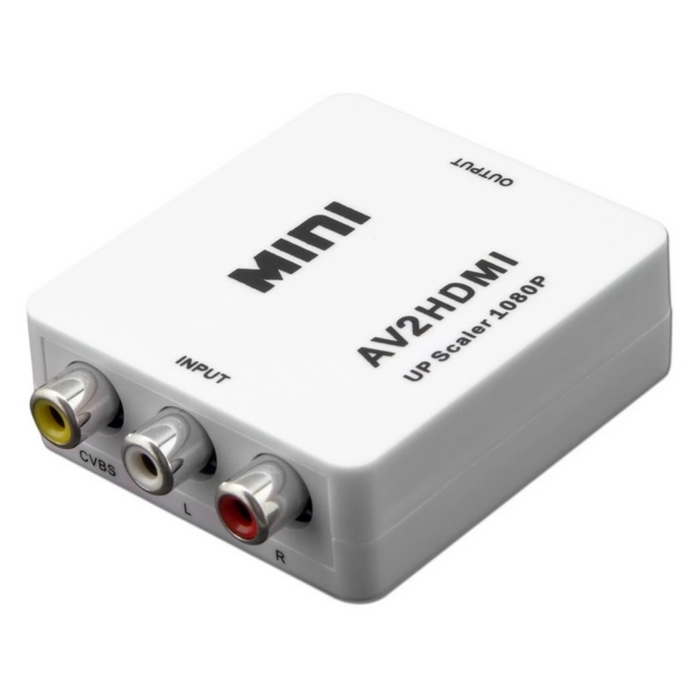 Convertidor de senyal de vídeo RCA a HDMI amb sortida fins a 1080p Full HD