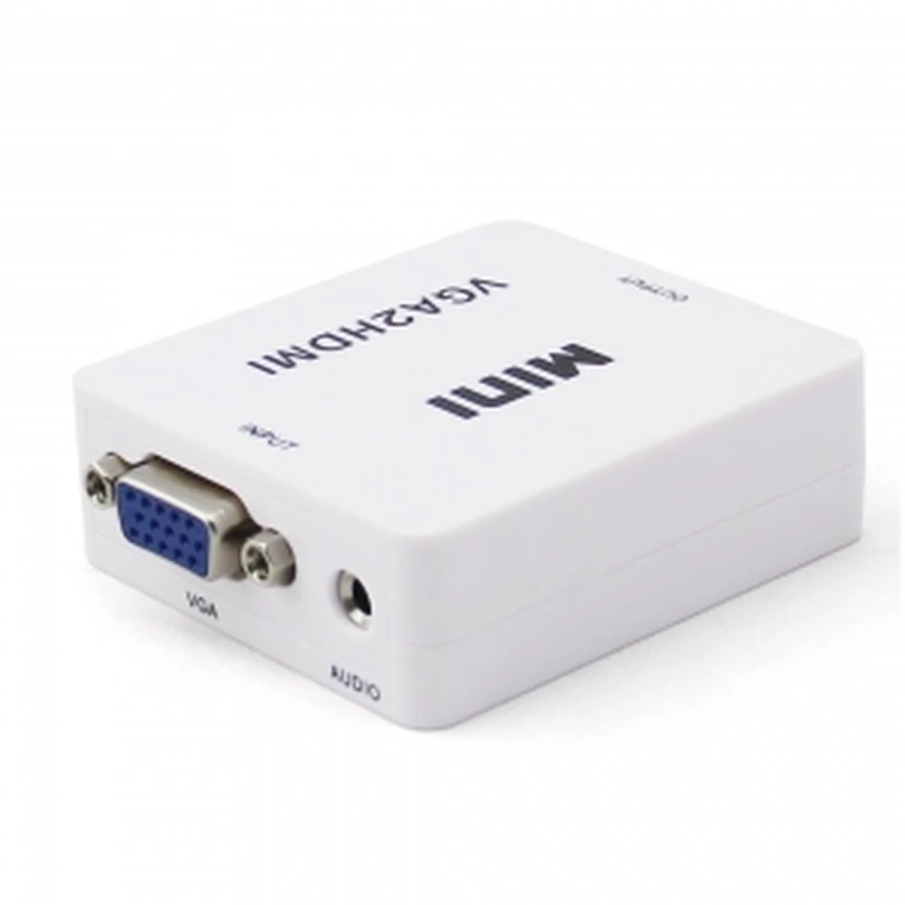 Convertidor VGA a HDMI amb àudio per connectar PC a TV fàcilment