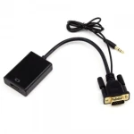 Convertidor VGA a HDMI amb àudio per a vídeo i so integrat
