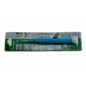 Tornavís ajustador ceràmic GOOT CD-25 per a potenciòmetres 2,6mmx0,4mm