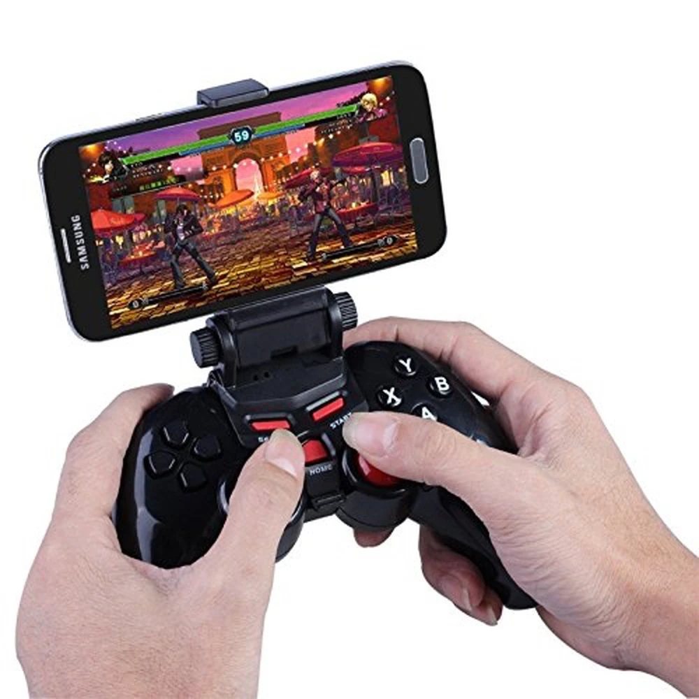 Detalle de los botones y gatillos del gamepad Dobe Ti-465 inalámbrico