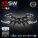 Drone Syma X5SW amb càmera HD i wifi - Quadcopter negre 4CH 6Axis Gyro