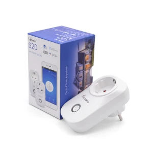 Endoll Intel·ligent Sonoff S20 - Wifi Smart Plug EU per a control mòbil